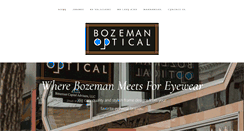 Desktop Screenshot of bozemanoptical.com